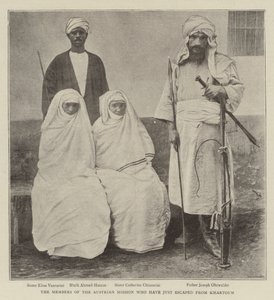 Medlemmene av den østerrikske misjonen som nettopp har rømt fra Khartoum av English Photographer