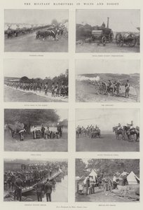De militære manøvrene i Wilts og Dorset av English Photographer