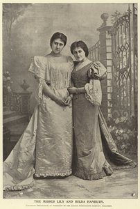 Frøkene Lily og Hilda Hanbury av English Photographer