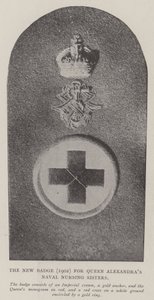 The New Badge (1902) for Queen Alexandras Naval Nursing Sisters av English Photographer