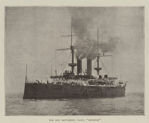 Det nye slagskipet, HMS Revenge av English Photographer