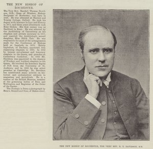 Den nye biskopen av Rochester, den svært pastor RT Davidson, DD av English Photographer