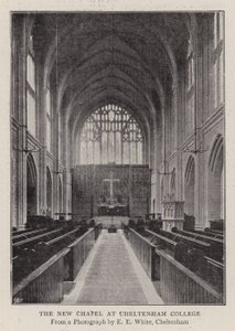 Det nye kapellet ved Cheltenham College av English Photographer