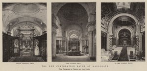 The New Corporation Baths ved Harrogate av English Photographer