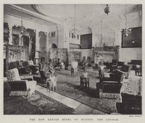 The New Empire Hotel på Buxton, the Lounge av English Photographer