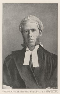 The New Master of the Rolls, den høyre ærede Sir R Henn Collins av English Photographer