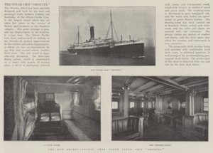 The New Orient-Pacific Twin-Screw Steam-Ship Orontes av English Photographer