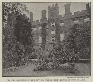Den nye residensen til pastor Dr. Warre, rektor ved Eton College av English Photographer
