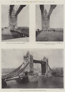 The New Tower Bridge, åpnet 30. juni