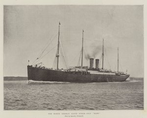 Det nordtyske Lloyd Steam-Ship Elbe av English Photographer
