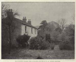 The Old Rectory, Grasmere, der Wordsworth bodde fra 1811 til 1813, ble nylig revet av English Photographer