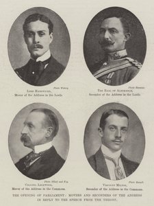 Åpningen av parlamentet, tilflyttere og utsendte av talen som svar på talen fra tronen av English Photographer