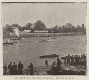 Oxford og Cambridge Boat-Race, Morning Practice av English Photographer