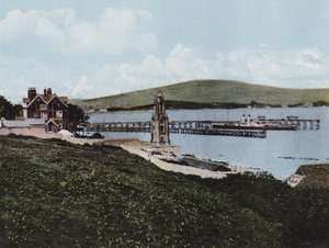 The Pier and Clock Tower, Swanage av English Photographer