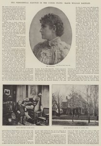 Presidentvalget i USA, major William McKinley av English Photographer