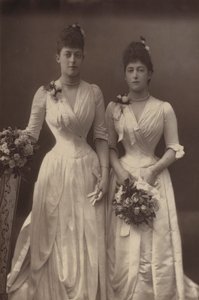 Prinsessene Victoria og Maud av Wales av English Photographer