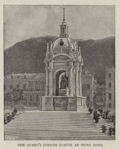 Queens Jubilee Statue i Hong Kong av English Photographer