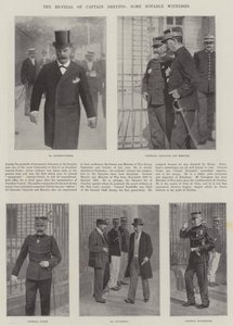 Re-rettssaken mot kaptein Dreyfus, noen bemerkelsesverdige vitner av English Photographer