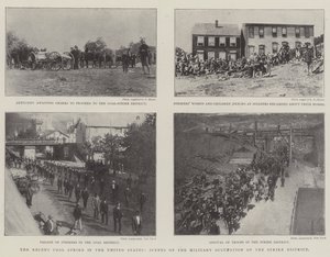 Den nylige kullstreiken i USA, scener fra den militære okkupasjonen av streikedistriktet av English Photographer