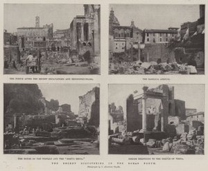 De nylige oppdagelsene i Forum Romanum av English Photographer
