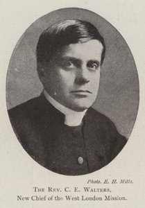 Pastor C E Walters, ny sjef for West London Mission av English Photographer