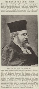 Pastor Dr Hermann Adler, MA, overrabbiner for United Jewish Congregations of Great Britain av English Photographer