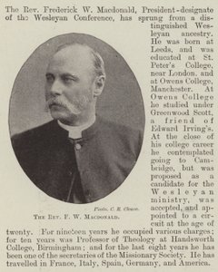 Pastor FW Macdonald av English Photographer