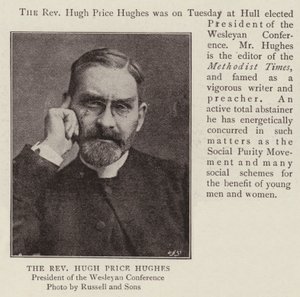 Pastor Hugh Price Hughes av English Photographer