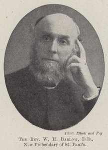 Pastor WH Barlow, DD, New Prebendary of St Pauls av English Photographer