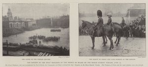 The Review of the Boys Brigades av Prince of Wales på Horse Guards Parade, 14. juni av English Photographer