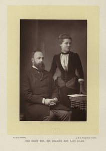 Høyre Hon. Sir Charles og Lady Dilke av English Photographer
