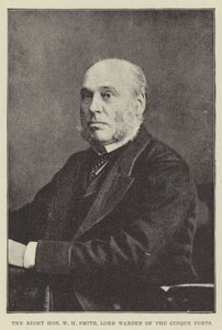 The Right Honourable W H Smith, Lord Warden of the Cinque Ports av English Photographer