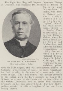 Den høyre pastor RS Copleston, New Metropolitan of India av English Photographer