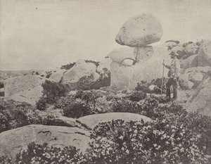 The Rocking Stone, Hobart av English Photographer