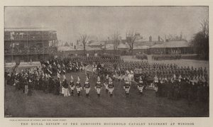 Royal Review of Composite Household Cavalry Regiment i Windsor av English Photographer