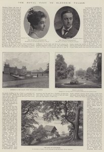 Det kongelige besøk til Blenheim Palace, 28. november 1896