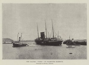 The Salved Paris i Falmouth Harbor av English Photographer