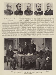 Den spansk-amerikanske fredskommisjonen av English Photographer