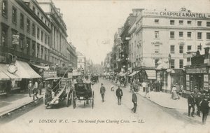 The Strand fra Charing Cross, London av English Photographer