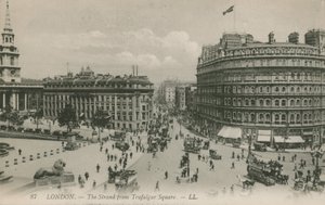 The Strand fra Trafalgar Square, London av English Photographer