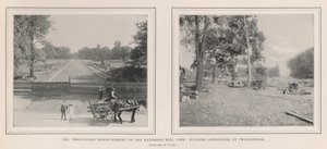 The Threatened Disfigurement of the Richmond Hill View, Building Operations at Twickenham av English Photographer