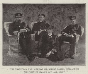 Transvaal-krigen, admiral Sir Robert Harris, kommanderte flåten i Simons Bay, og Staff av English Photographer