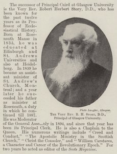 The Very Reverend R H Story, DD, rektor ved Glasgow University av English Photographer