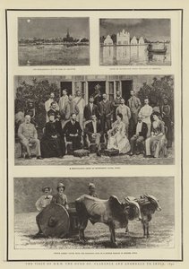 Besøket av HRH hertugen av Clarence og Avondale til India, 1890 av English Photographer