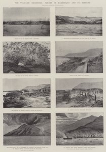 De vulkanske katastrofene, scener på Martinique og St. Vincent