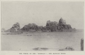 The Wreck of the Mohegan, the Manacle Rocks av English Photographer