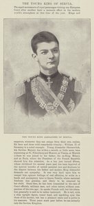 Den unge kongen Alexander av Serbia av English Photographer