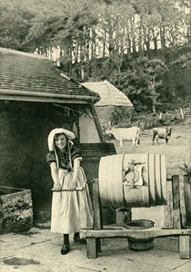 Sjarmen til det landlige England (s/hvitt bilde) av English Photographer