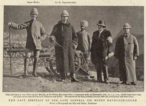 Det siste portrettet av avdøde general Sir Henry Havelock-Allan av English Photographer