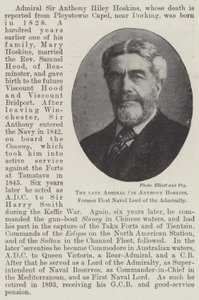 Avdøde admiral Sir Anthony Hoskins, tidligere første marineherre for admiralitetet av English Photographer